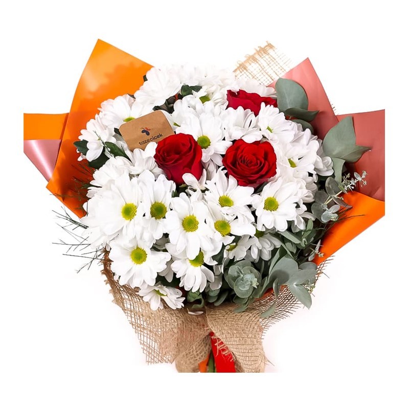 Pure Love Story Papatya Buketi